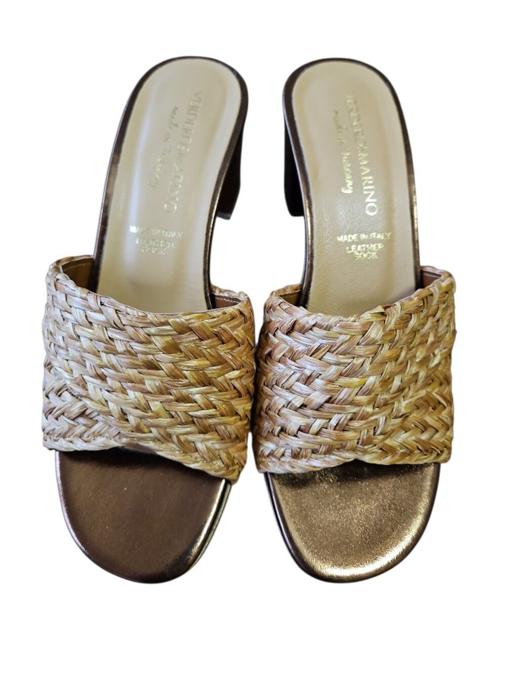 Verderosmarino Woven Sandal with Heel